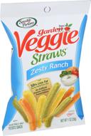 Sensible Portions Garden Zesty Ranch Veggie Straws, 1 Ounce -- 24 per case.