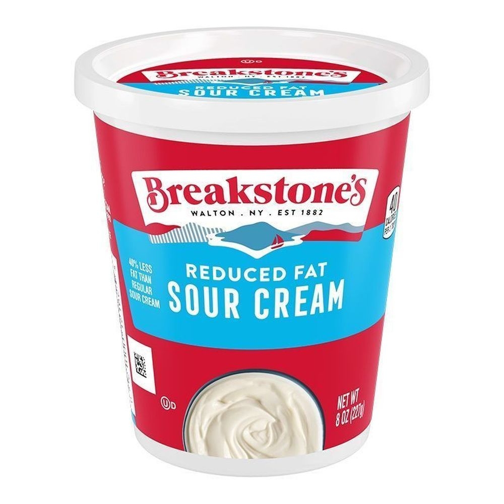 Breakstones Reduced Fat Sour Cream, 8 Ounce -- 12 per case