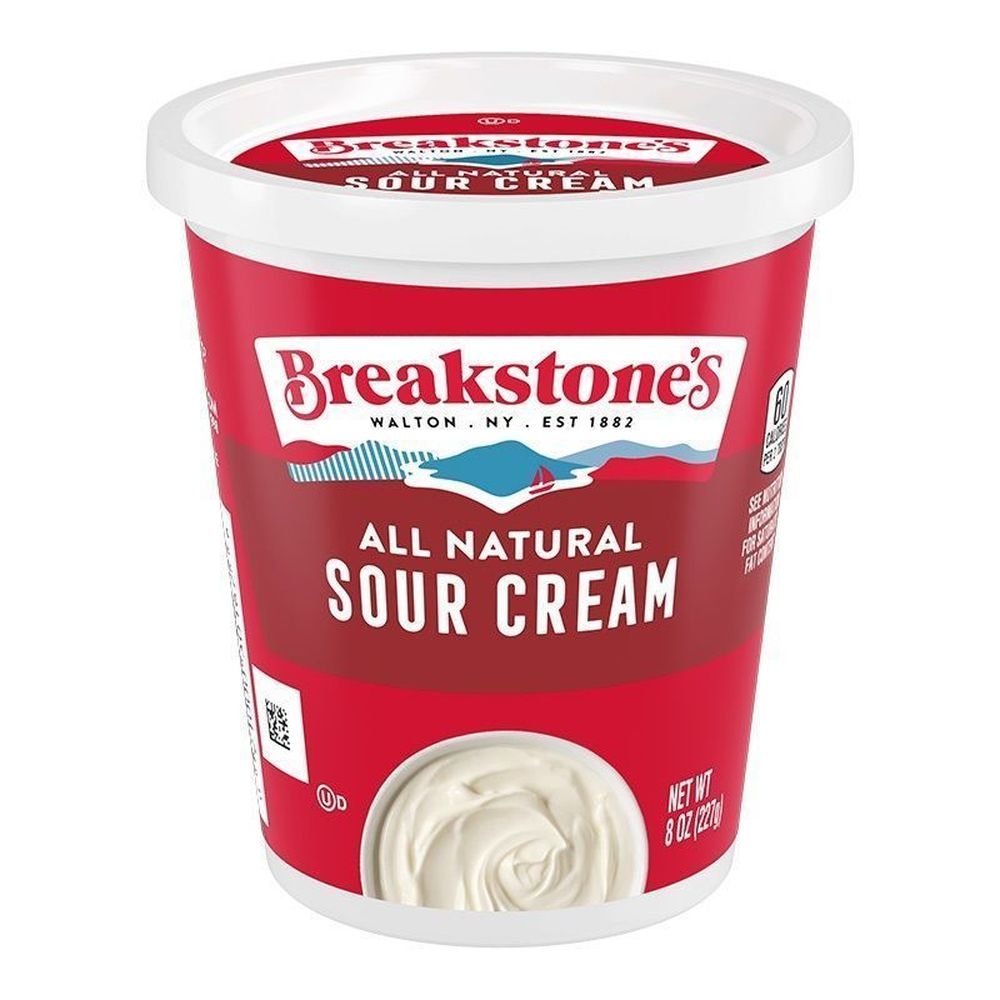 Breakstones All Natural Sour Cream, 8 Ounce -- 12 per case