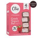 Clio Dark Chocolate Covered Strawberry Greek Yogurt Bar, 7.05 Ounce -- 6 per case