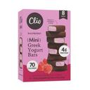 Clio Raspberry Dark Chocolate Covered Mini Greek Yogurt Bar, 6.21 Ounce -- 6 per case