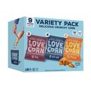 Love Corn Variety Pack 9 Cut Crunchy Corn, 6.3 Ounce -- 8 per case
