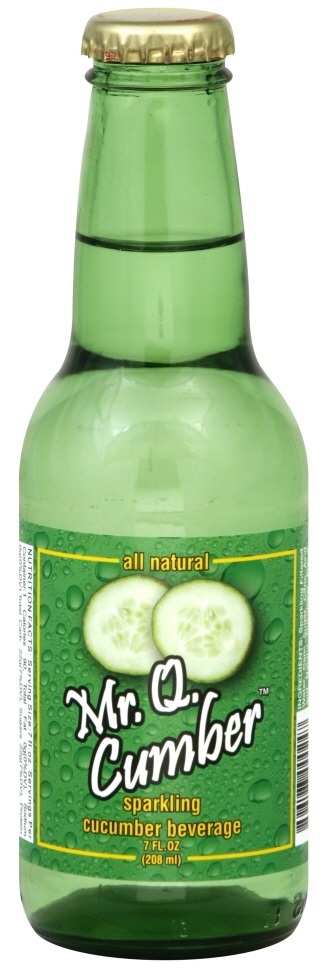 Mr Q Cumber Sparkling Cucumber Soda, 7 Fluid Ounce -- 24 per case