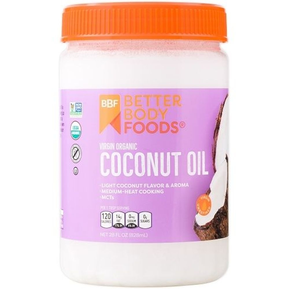 Betterbody Foods Organic Virgin Coconut Oil, 28 Fluid Ounce -- 6 per case