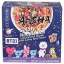A-Sha BT21 Universtar Noodle with Galaxy Spicy Sauce, 13.4 Ounce -- 6 per case