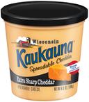 Kaukauna Extra Sharp Cheddar Cheese, 6.5 Ounce -- 12 per case.