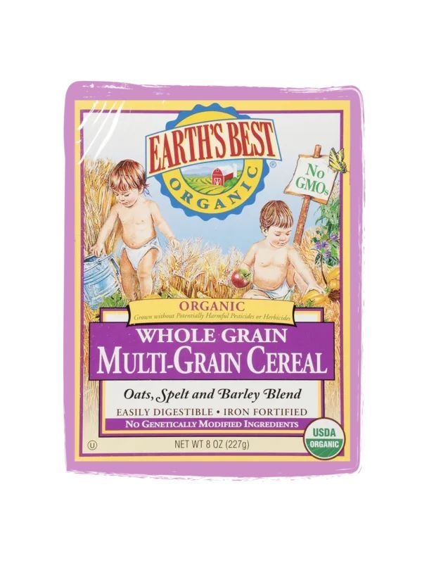 Earths Best Multi Grain Cereal, 8 Ounce -- 12 per case
