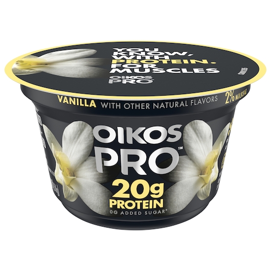 Oikos Pro Vanilla Yogurt, 5.3 Ounce -- 12 per case