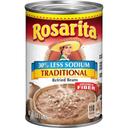 Rosarita Traditional Low Sodium Refried Beans, 16 Ounce -- 12 per case