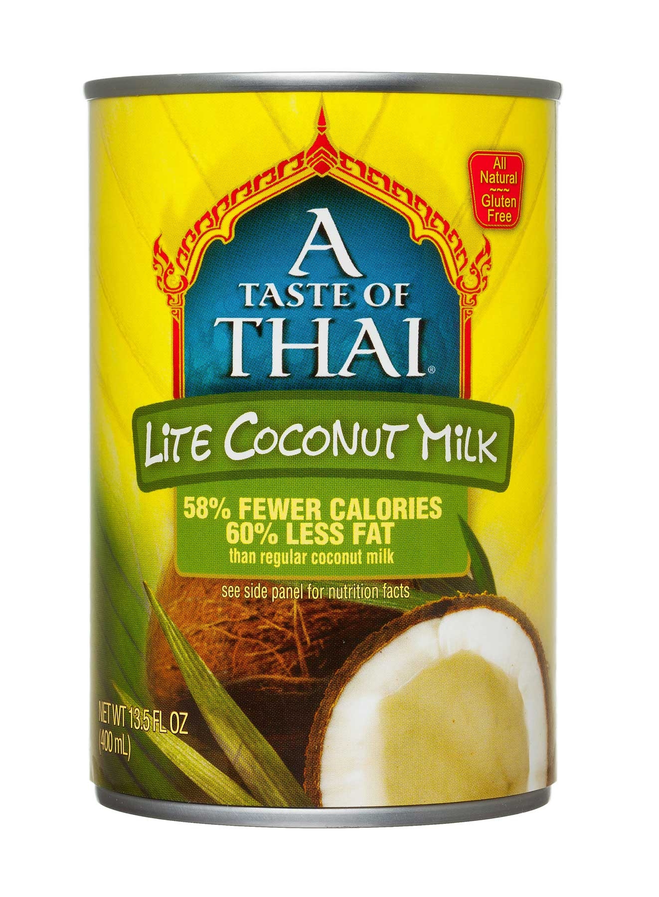 A Taste of Thai Lite Coconut Milk, 13.5 Fluid Ounce -- 12 per case.