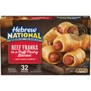 Hebrew National Beef Franks in a Blanket, 18.4 Ounce -- 6 per case.