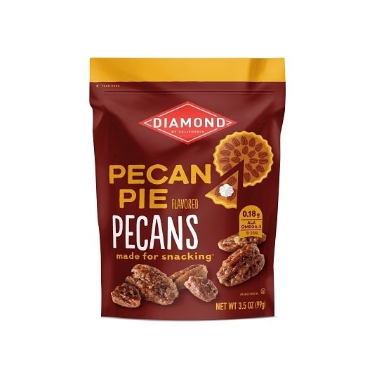 Diamond Pecan Pie Flavored Pecans, 3.5 Ounce -- 8 per case