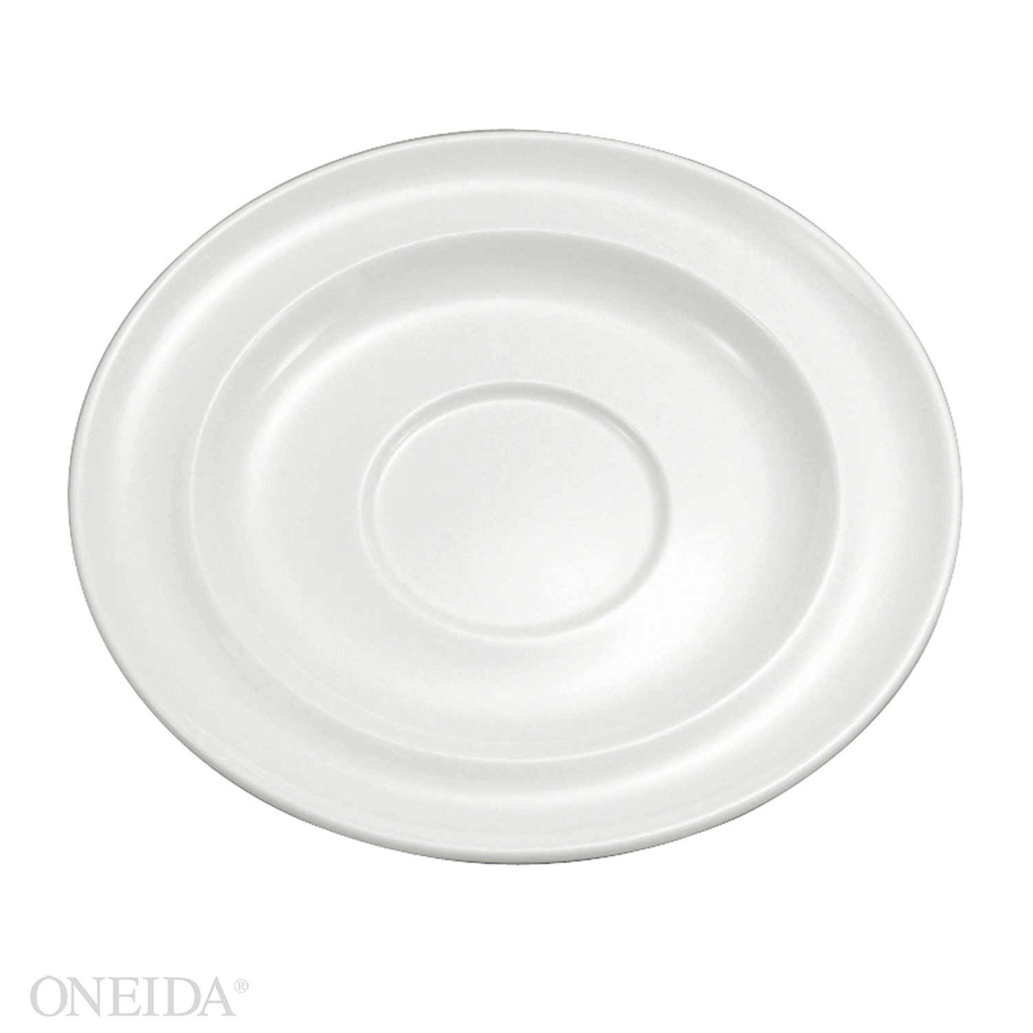 Oneida Cromwell/Wedgwood Saucer, 6 1/8 inch -- 36 per case.