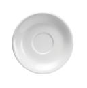 Buffalo Cream White Rolled Edge Undecorated Jumbo Saucer, 6 7/8 inch -- 24 per case.