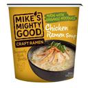 Mikes Mighty Good Organic Chicken Craft Ramen Noodle Soup, 1.6 Ounce Bowl -- 6 per case