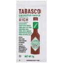 Tabasco Chipotle Pepper Sauce, 3 Milliliter Portion Pack -- 200 per case