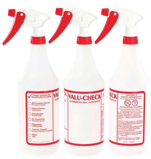 Valu Check Commercial Bottle, 32 Ounce -- 3 per case.