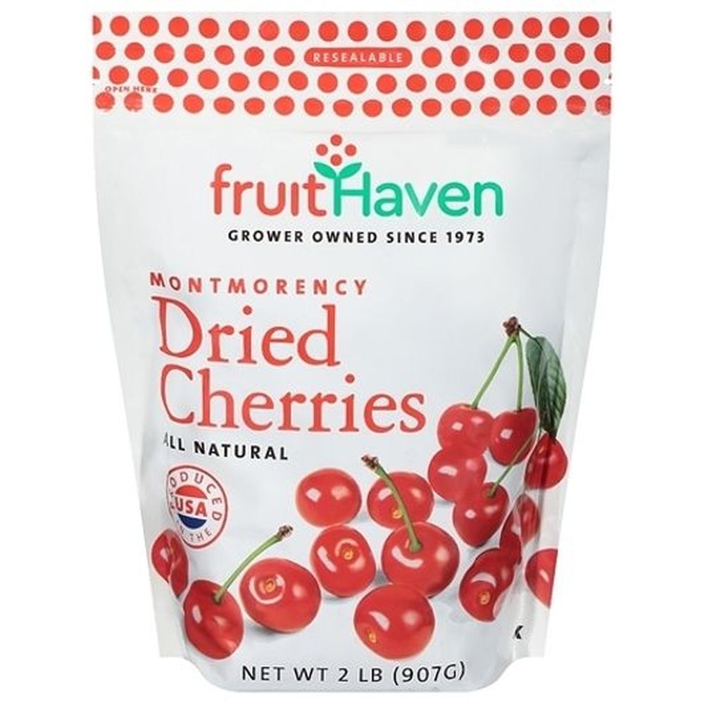 Fruit Haven Dried and Sweetened Red Tart Cherries, 32 Ounce -- 2 per case
