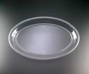 Party Tray Oval Clear Tray, 14 x 21 inch -- 20 per case.