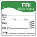 Daymark Friday Day Of The Week Label, 2.5 x 2.5 inch -- 1500 per case