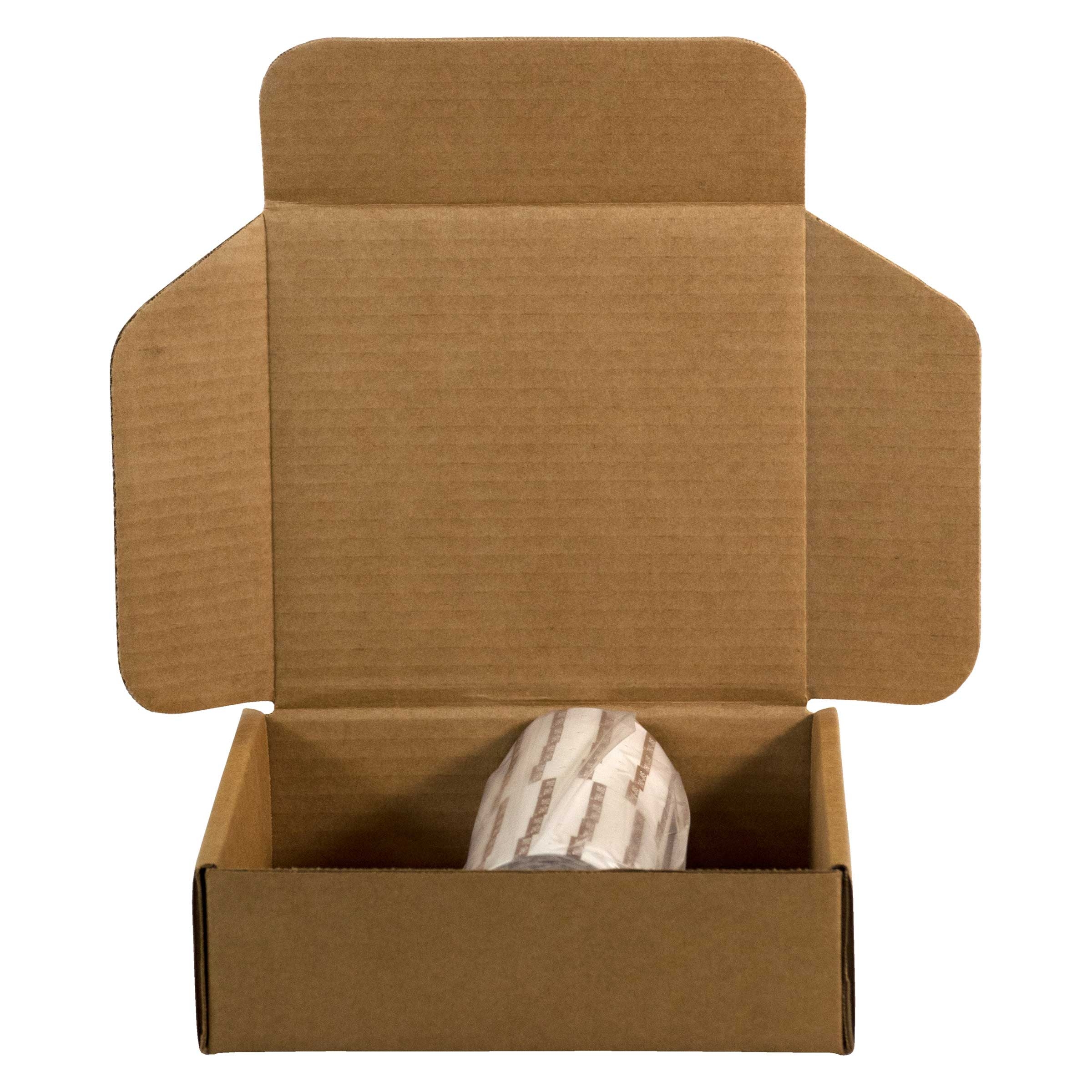 Daymark DuraMark DM4 2 Line Brown Date Coder Label - Thursday -- 8 rolls per case.