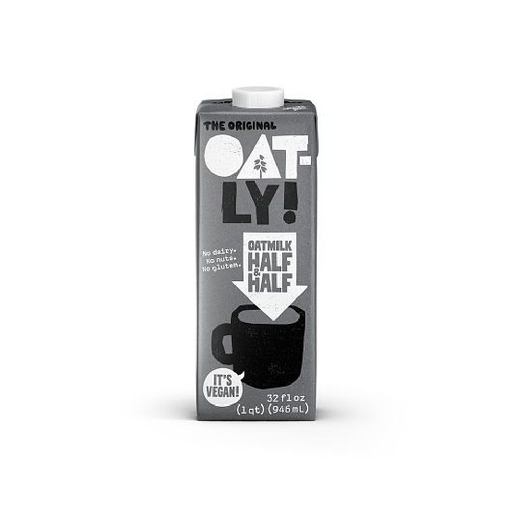 Oatly Half and Half Oat Milk, 32 Fluid Ounce -- 6 per case