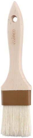 Winco Boar Bristle Pastry/Basting Flat Brush, 2 inch -- 12 per case