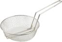 Winco Nickel Plated Steel Medium Mesh Culinary Basket, 10 inch -- 12 per case