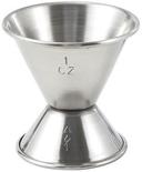 Winco Stainless Steel Double Jigger, 0.5 x 1 Ounce -- 12 per case