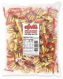 Efrutti Mini Burger Gummi Candy Bulk, 0.32 Ounce - 101 count per pack -- 8 packs per case