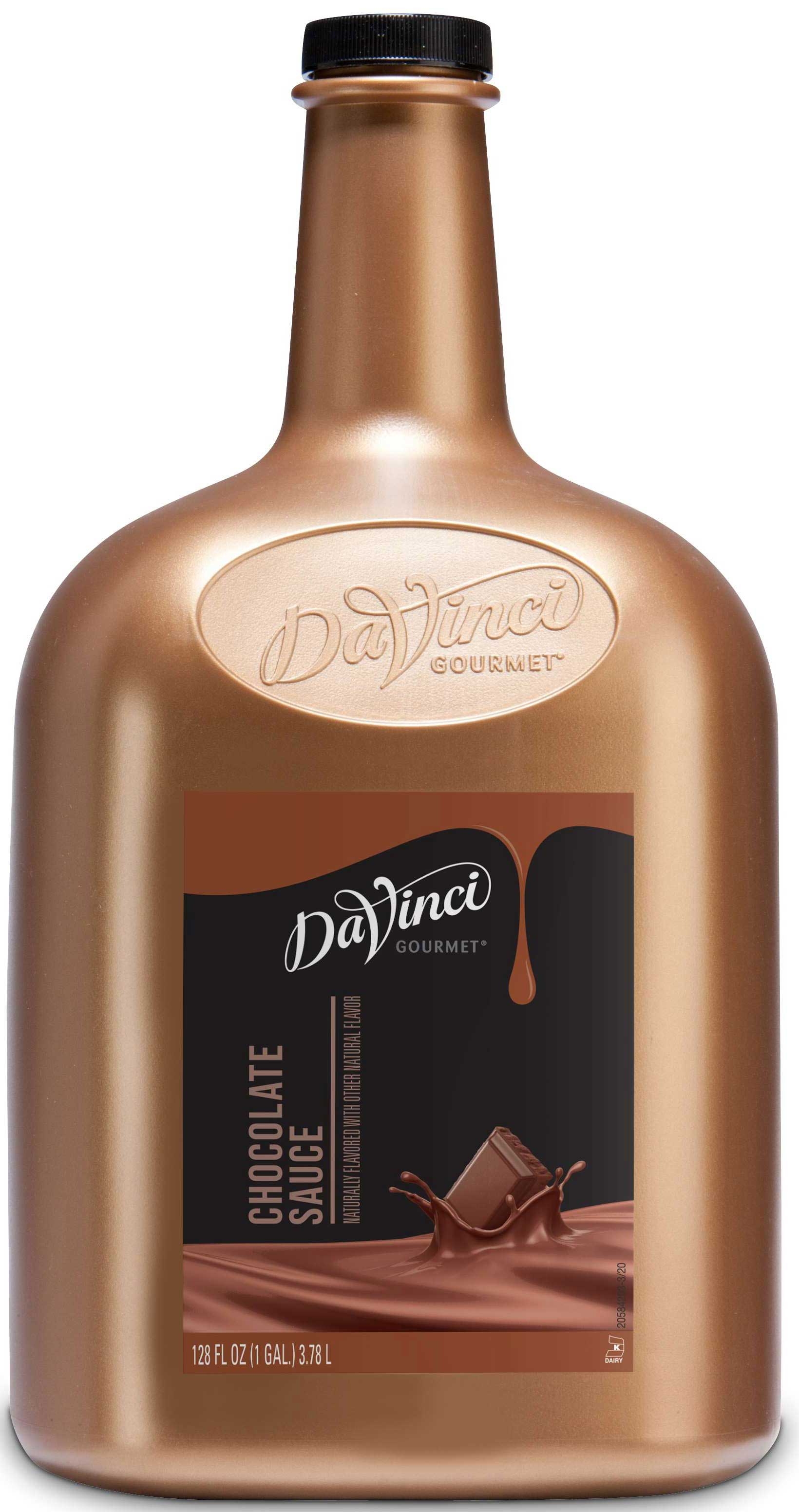 DaVinci Gourmet Chocolate Sauce, 1 Gallon -- 4 per case