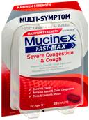 Mucinex Fast Max Maximum Strength Severe Congestion and Cough Caplets, 20 per unit -- 6 per case