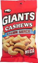 Giants Bacon Ranch Flavor Cashews, 4 Ounce -- 8 per case