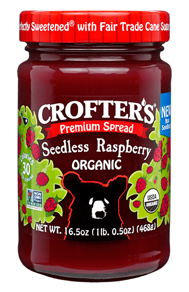 Crofters Organic Premium Raspberry Spread -- 6 per case.