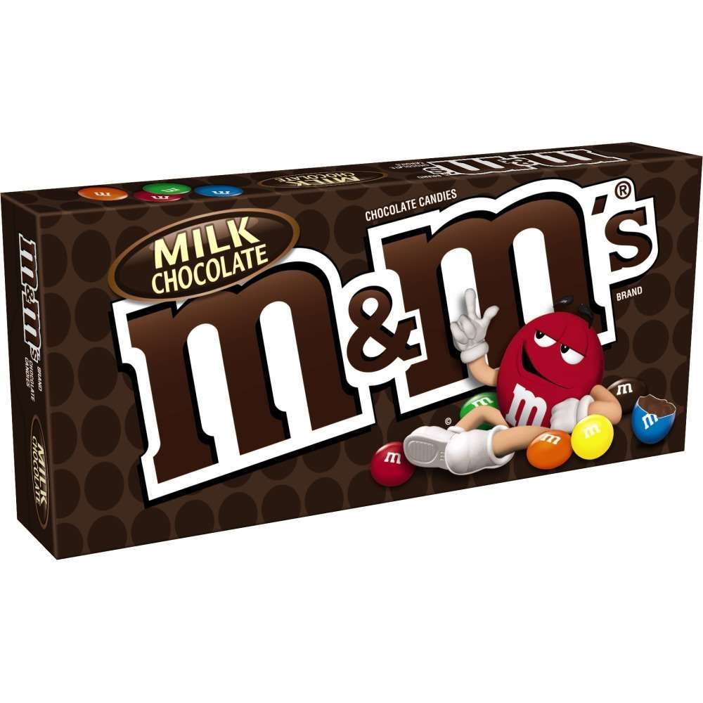 M and Ms Milk Chocolate Candy, 3.1 Ounce -- 12 per case.