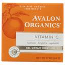 Avalon Organics Vitamin C Daily Gel Cream Moisturizer for Face, 1.7 Fluid Ounce
