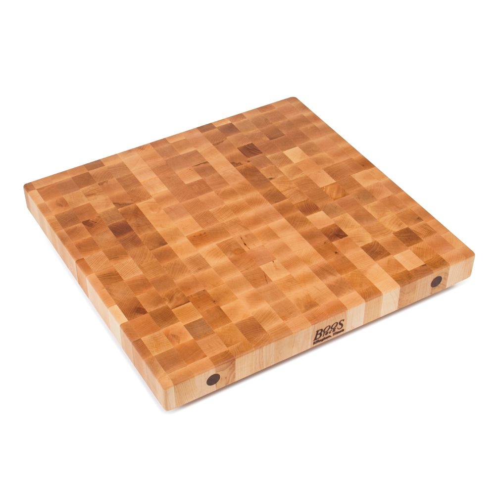 Maple End Grain Butcher Block 30 x 25 in. Island Top 3in. Thick Oil Finish.