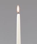 Hollowicks Select Wax Drip Less Taper Candle, 10 inch Height Taper -- 144 per case.