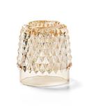 Hollowicks Gold Lustre Diamond Point Globe Only, 2 1/2 inch Height.