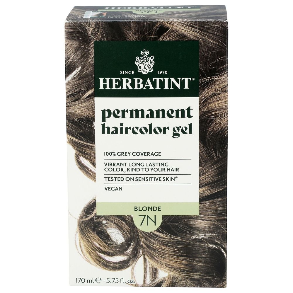 Herbatint 7N Blonde Permanent Haircolor Gel, 5.75 Fluid Ounce -- 3 per case