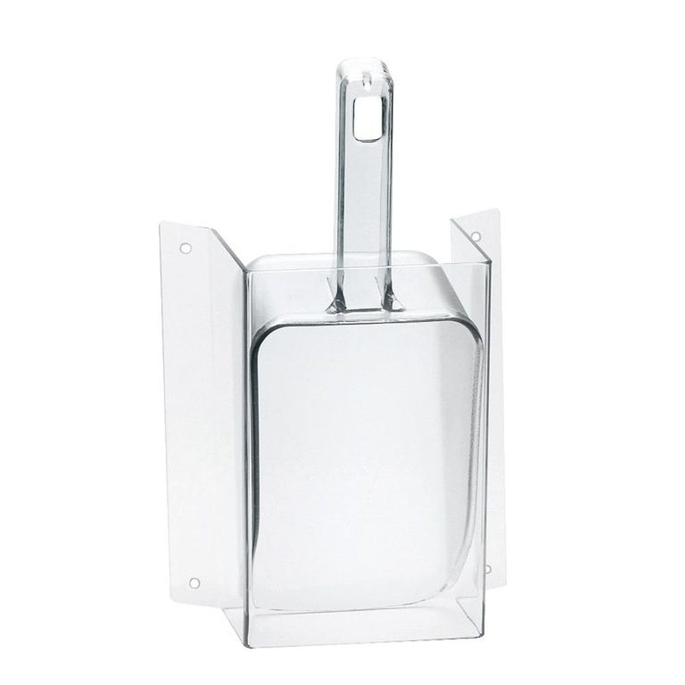 Cal-Mil Wall Mount Polycarbonate Scoop Guard with Scoop, 32 Ounce