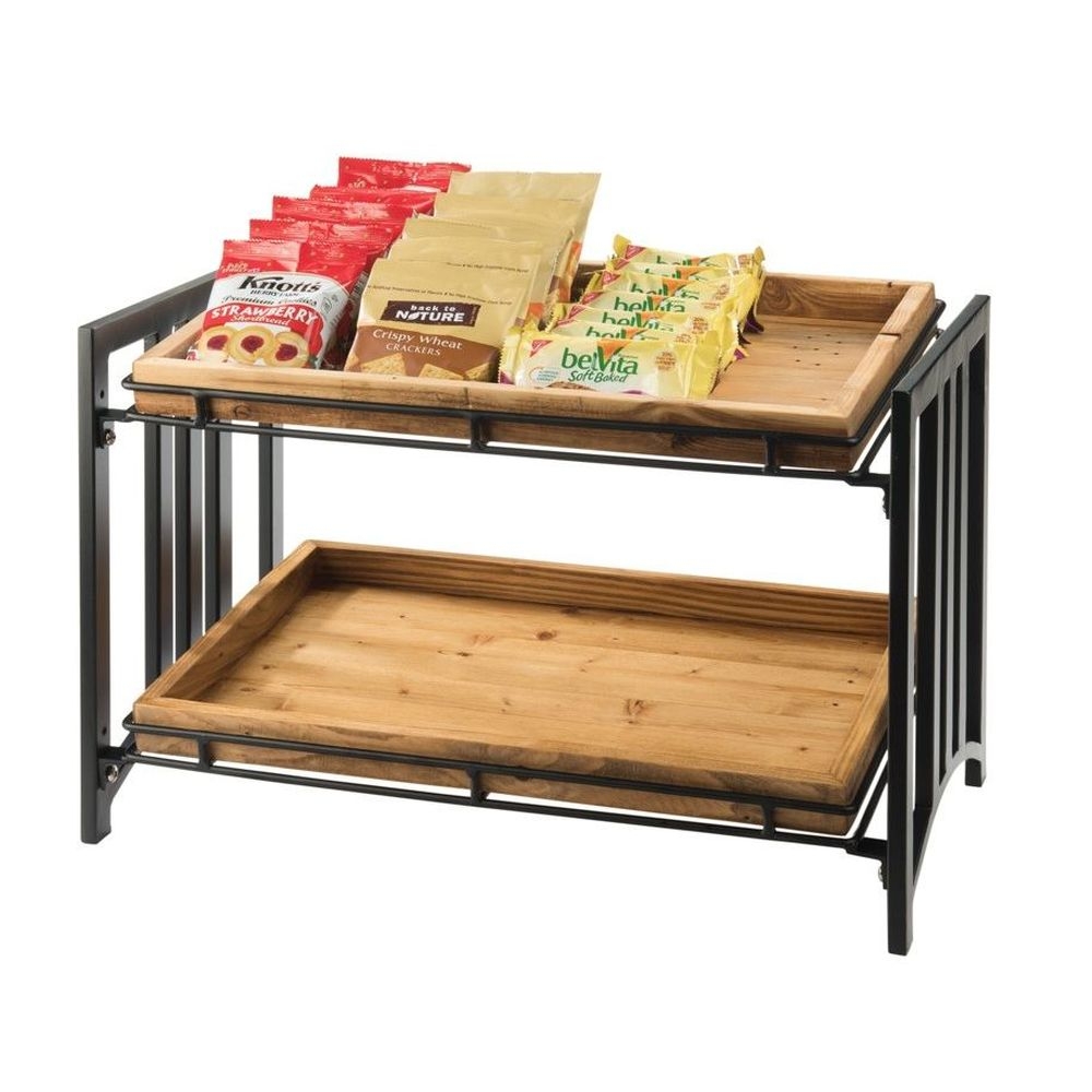 Cal-Mil Mission 2 Tier Stand Frame Only, 23 x 13 x 15 Inch