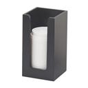 Cal-Mil Midnight Bamboo Single Countertop Cup and Lid Organizer, 4.5 inch Width x 4.5 inch Depth x 8 inch Height -- 4 per case