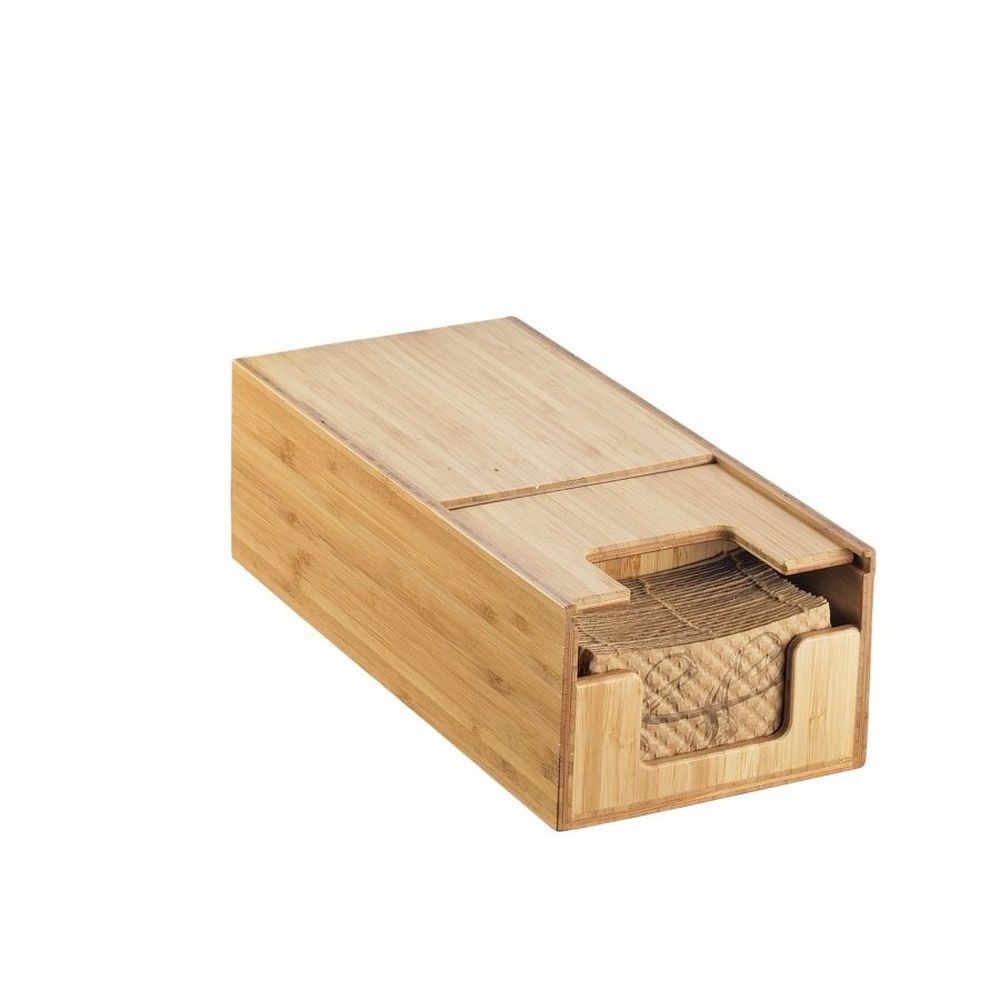 Cal-Mil Bamboo Coffee Sleeve Dispenser, 5.75 x 12 x 3.75 inch