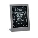 Cal-Mil Oak Ashwood Gray 4 x 6 inch Chalkboard Sign, 4 x 3.5 x 6.5 inch