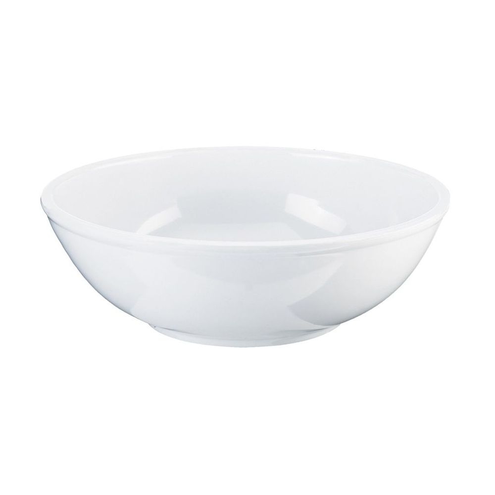 Cal-Mil Melamine White Enamel Bowl, 4.5 inch Dia. x 1.13 inch Height -- 6 per case