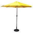 American Maid Aluminum Yellow Umbrella with Crank, 9 feet -- 4 per case
