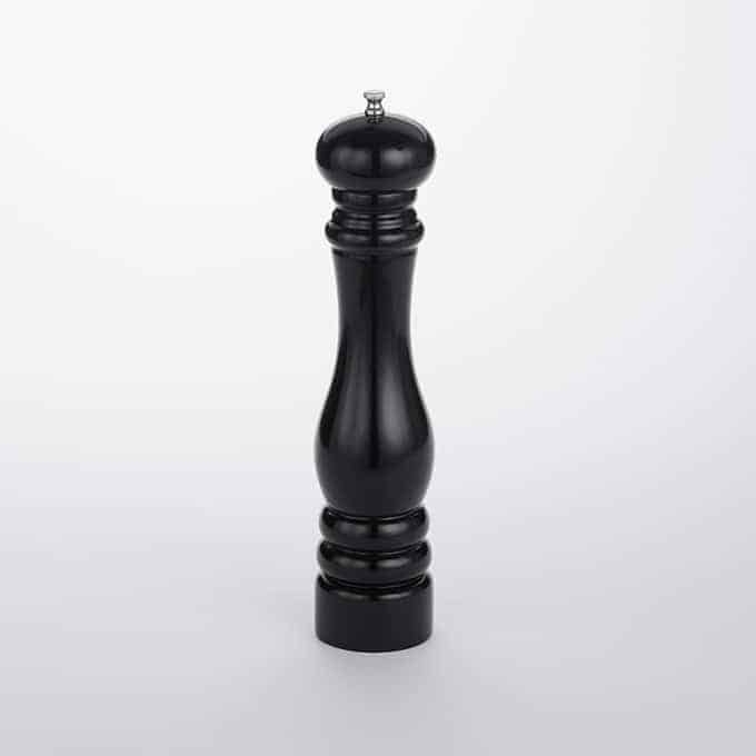 American Metalcraft Wood Black Pepper Mill, 12 inch Height