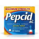 Pepcid AC Maximum Strength Acid Reducer Tablet - 25 count per pack -- 36 packs per case