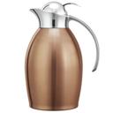 Service Ideas Nicollet Series Rose Gold Stainless Vacuum Insulated Carafe, 33.8 Ounce Capacity